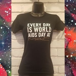 Black small MAC American Apparel tshirt NWOT